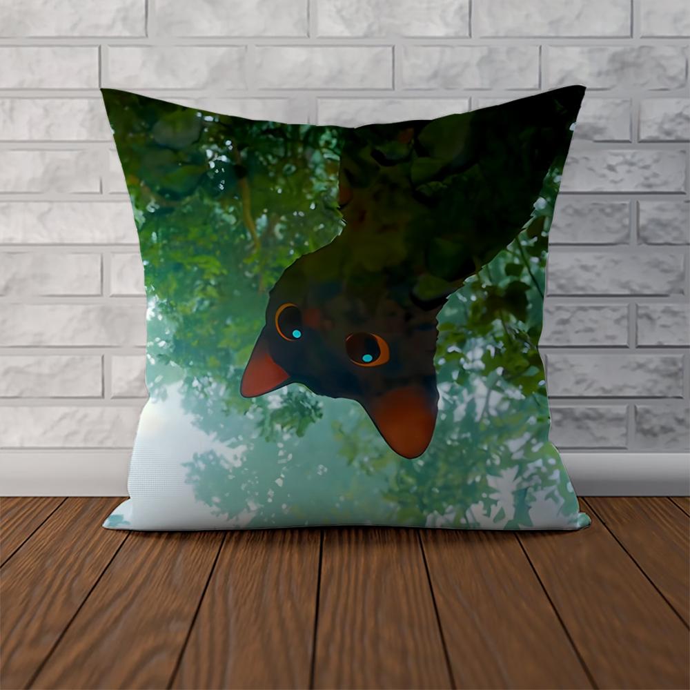 SStraume Flow Pillow Case For Car Sofa Decorative Home Doublesided Print Plush Square Throw Pillow Cushion Cover