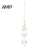 Reflective Light Pendant Crystal Suncatcher, Rainbow Maker Prism Hanging Wind Chime, Ornament for Window, Balcony, Garden, Patio Indoor Outdoor