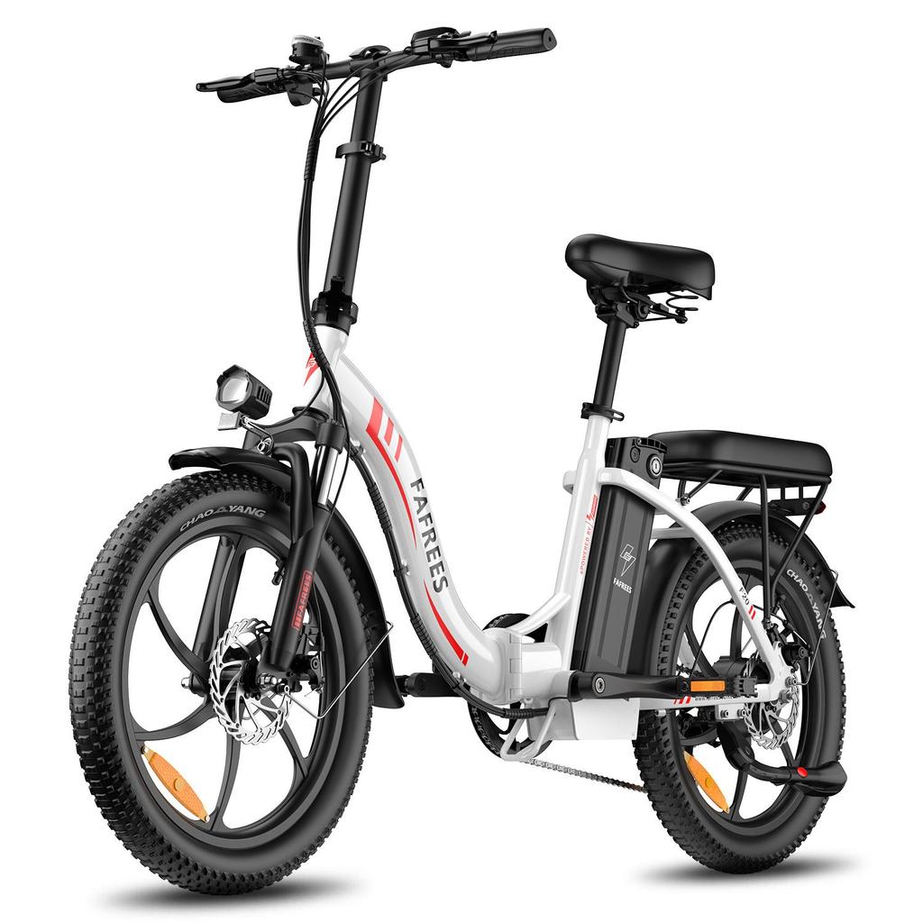 FAFREES F20 Adult Electric Bike 250W Brushless Motor 36V18Ah High-Capacity Battery Multiple Color Options, Compact Commuter E-Bike