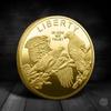 Сувенирная монета Американский Орел Свободы Памятная монета Двойной Орел Счастливая Золотая Серебряная монета Памятная медаль