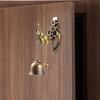 Decoration Attract Wealth Horse Mascot Metal Bell Wall Hanging Ornaments Animal Doorbell Wind Chime