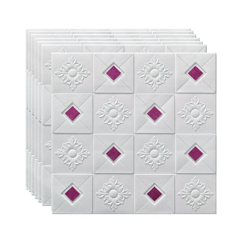 3D стерео наклейки на стену, самоклеящиеся потолочные декоративные панели большого размера, пенопластовые обои для гостиной, домашний декор