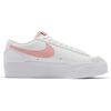 Nike Блейзер на низкой платформе, белые, розовые, глазурные женские кроссовки Summit-White Black DJ0292-103