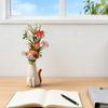Yousheng Ручная работа Необычная Ваза-Кот Причудливая Ваза для Цветов в Форме Кота из Смолы для Цветов, Пампасной Травы Забавное Украшение-Котенка для Декора Полки в Доме и Офисе