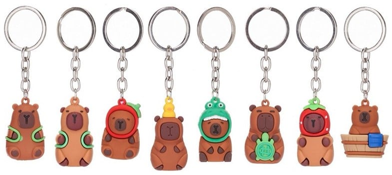 FIGURINE KEYRING CAPYBARA KEYRING Capybara