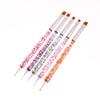 5Pcs Dual-Ended Nail Art Brushes And Dotting Pens Set, Professional Manicure Detailing Tools, French Nail Art Pen Kit