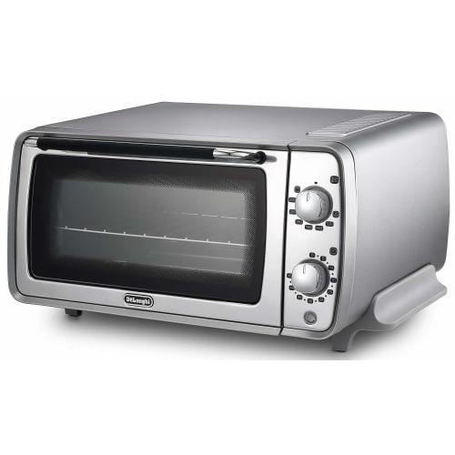 De'Longhi Oven Toaster Distinta Perla EOI408J-S 4 Slices of Toast, Bread, Simple Operation, Grill Function, Heat Retention Function, Safety Design, Fu
