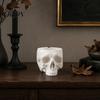 Креативный подарок для мужчин 3D-печатный горшок-череп, Маленький горшок для кактуса, Хэллоуин Готхический Темный Стиль Настольный Аксессуар Держатель для ручек-голов, Органайзер Дом
