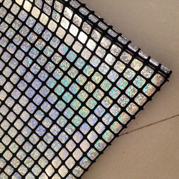 Iridescent Gold Glitter Laser-Spray Dance Skirt with Crystal Background Pattern