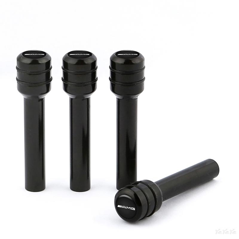 REE4 Car Door Lock Knob Security Knob Pull Pin Accessories For Benz AMG W212 W204 W168 W213 W205 A B E Class CLS CLA CLB GLE Stickers