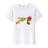 Kawaii Unisex Cartoon Chip 'n' Dale Graphic T-shirt Summer Blouses White Tees Clothes Y2K Tshirt Plus Size Tops