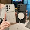 Роскошный Магнитный Чехол Для Magsafe Для Samsung Galaxy S26 S25 Edge S24 S23 S22 S21 FE Plus Ultra Акриловый Складной Стенд Кронштейн Крышка