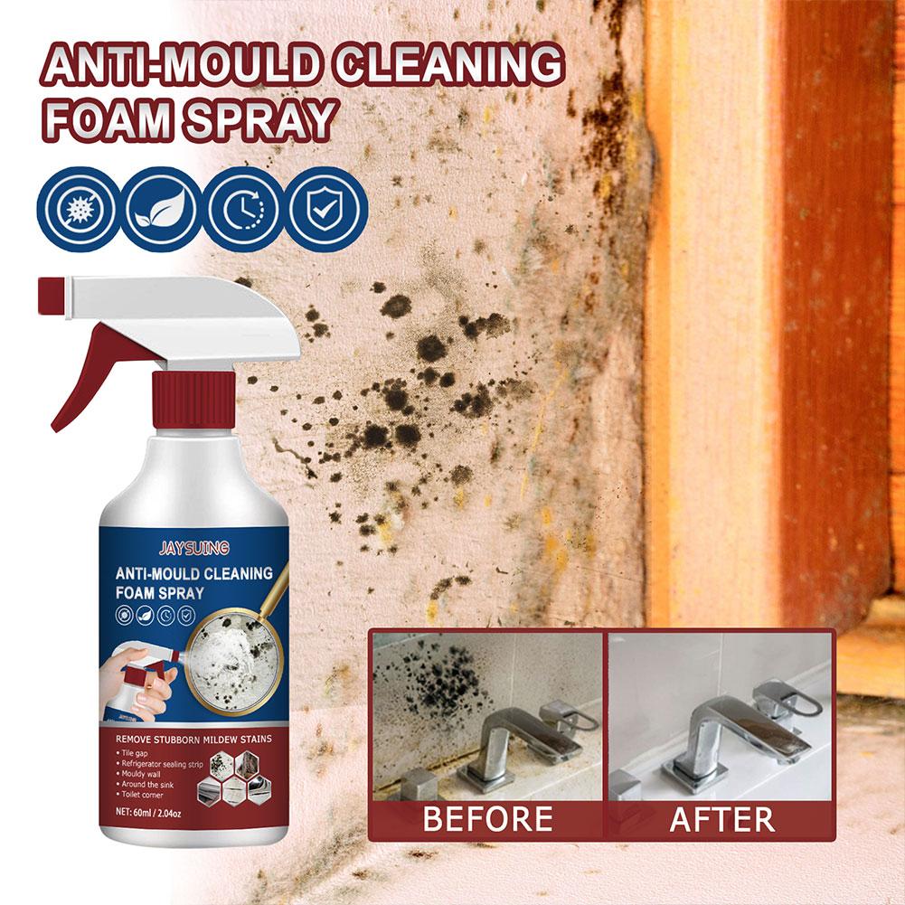 60ml Mildew Cleaner Foam Spray Kitchen Bathroom Cleaning Washing Wall Moldy Spray Joint Toilet F0N7