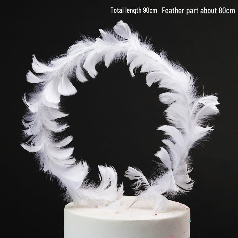 10 Топперов и украшений для торта в виде перьев ангельских крыльев