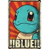 Классическая жестяная табличка с рисунком Pokemon для гостиной, клуба, бутика, декор