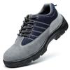 Labor Insurance Shoes Are Smash-proof and Puncture-proof, Oil-resistant, Acid-alkali-resistant, Breathable Leather Safety Protective Shoes