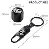 Car Wheel Tire Air Valve Caps with Keychain For Lexus F SPORT IS250 IS200 CT200h GS300 LS430 RX450h LX570 IS300 Accessories