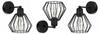 WALL LAMP, SQUARE LAMP, METAL LAMP, WIRE, LED