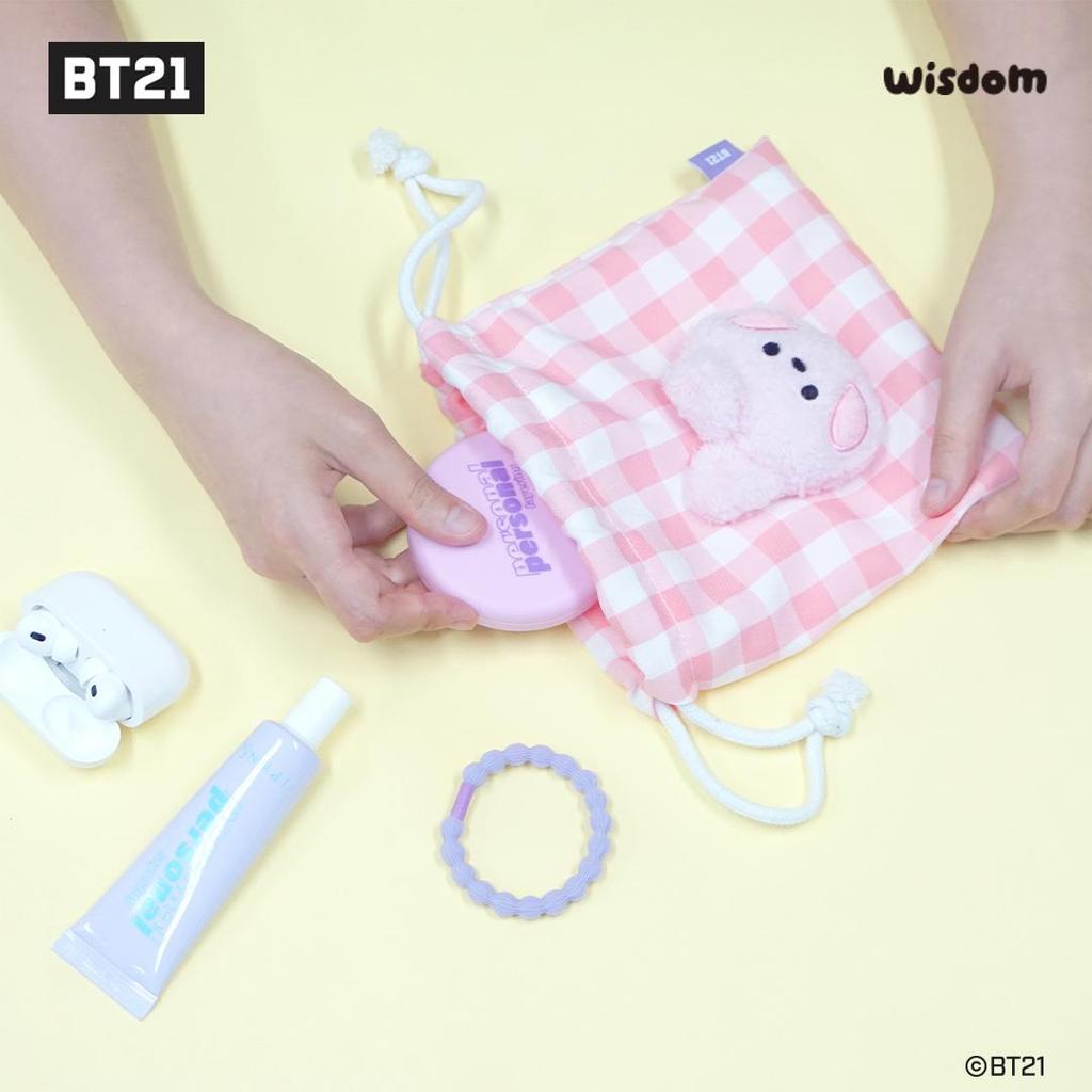 BTS (Бантан Бойз) Мини-чехол для лица BT21, Официальный, Оригинальный, Аутентичный, K-POP, idol
