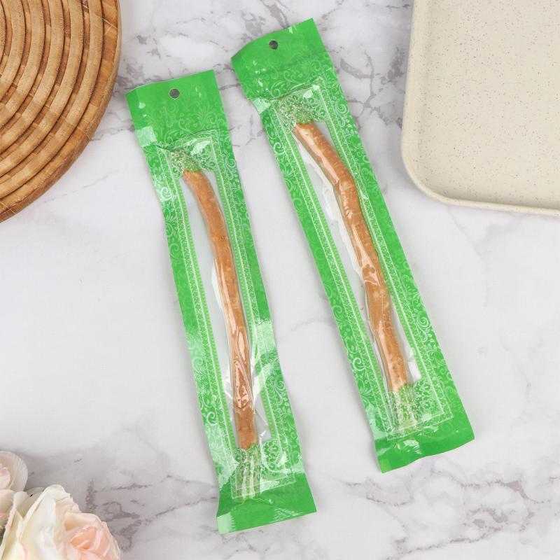 Miswak Toothbrush Natural Peelu Stick Vacuum Packed Herbal Teeth Cleaner for Daily Oral Hygiene Routine
