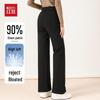Hongdou Women's 90% Duck Down High-Waist Wide-Leg Winter Pants