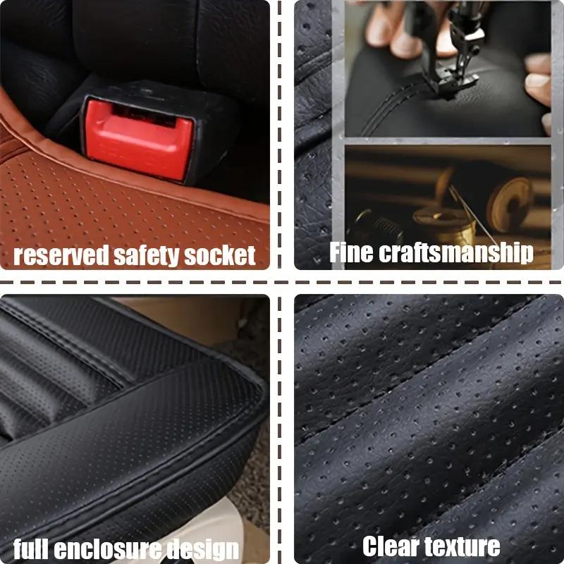 SEAMETAL Кожаный чехол на автомобильное сиденье, чехол для автомобильных сидений, подушка, протектор, коврик на четыре сезона