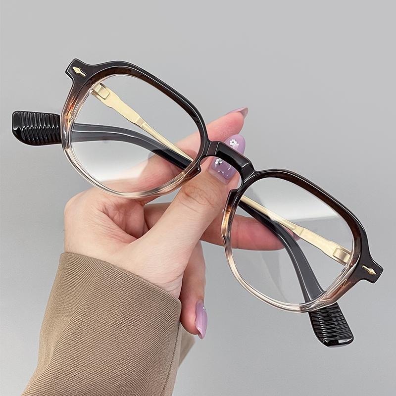 Brand High Quality New Polygon Meter Square Nail Sunglasses Anti-Blue Light Fashion Women Hip Hop Glasses Retro Sunglasses Men