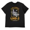 Футболка LHD-2 USS Essex для мальчика дизайнерские футболки топы черные облегающие футболки для мужчин