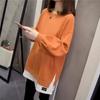 Fashion Solid Color Fake Two Pieces Casual Sweatshirts Female Clothing Autumn Loose Korean Tops All-match Sweatshirts