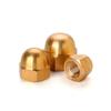 Decorative Brass Dome Head Cap Nuts - M3 To M14 Sizes, Polished Finish Hex Acorn Cover Nuts for Enhanced Fastening