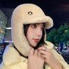 Autumn and Winter Hats Women's Plush Duck Tongue Pullover Hat Fashion Thermal Ear Protection Hat Cycling Cold Protection