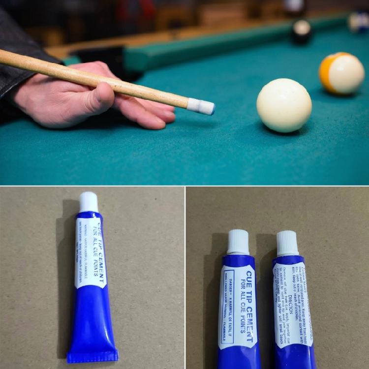 20g Billiard Cue Tip Glues Light Weight Fast Drying Pool Cue Maintenance Glues Billiard Cue Accessories Easy to Use