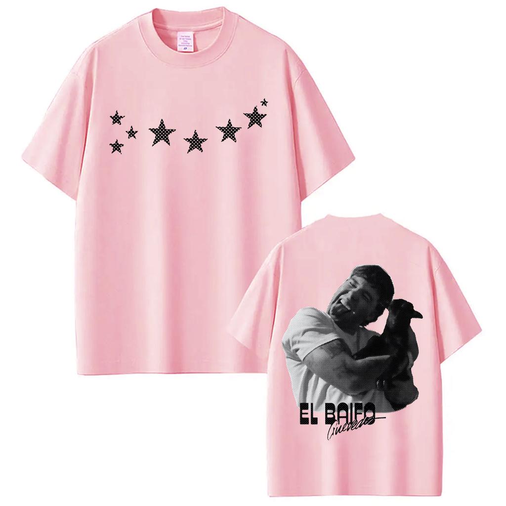 Rapper Quevedo EL BAIFO 2026 Graphic Tshirts Unisexs Women Fashion Hip Hop Streetwear Tshirt Casual Cotton Short Sleeve T Shirts
