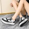 Мода Осень Новые Женские Повседневные Кеды на Платформе Белые Кроссовки Мода Легкие Женские Вулканизированные Туфли Корейские Ретро Дизайнерские Туфли