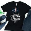I Support Freedom Of The Press T Shirt Journalist 1st Aunisexdunisext Journalism Degree Teacher