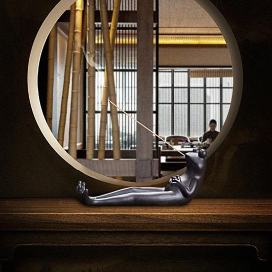 Курильница в стиле дзен, керамический стиль, в форме животного, медленный держатель для ароматических палочек в форме лягушки, домашний декор на каждый день