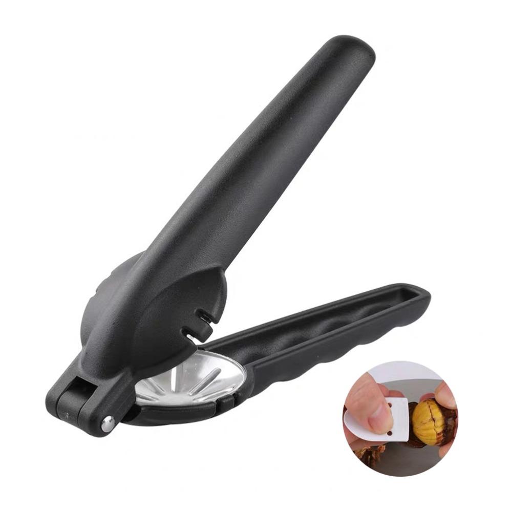 Black Chestnut Cutter Tool Stainless Steel ABS Chestnut Opener Tool Nut Cracker Nut Shelling