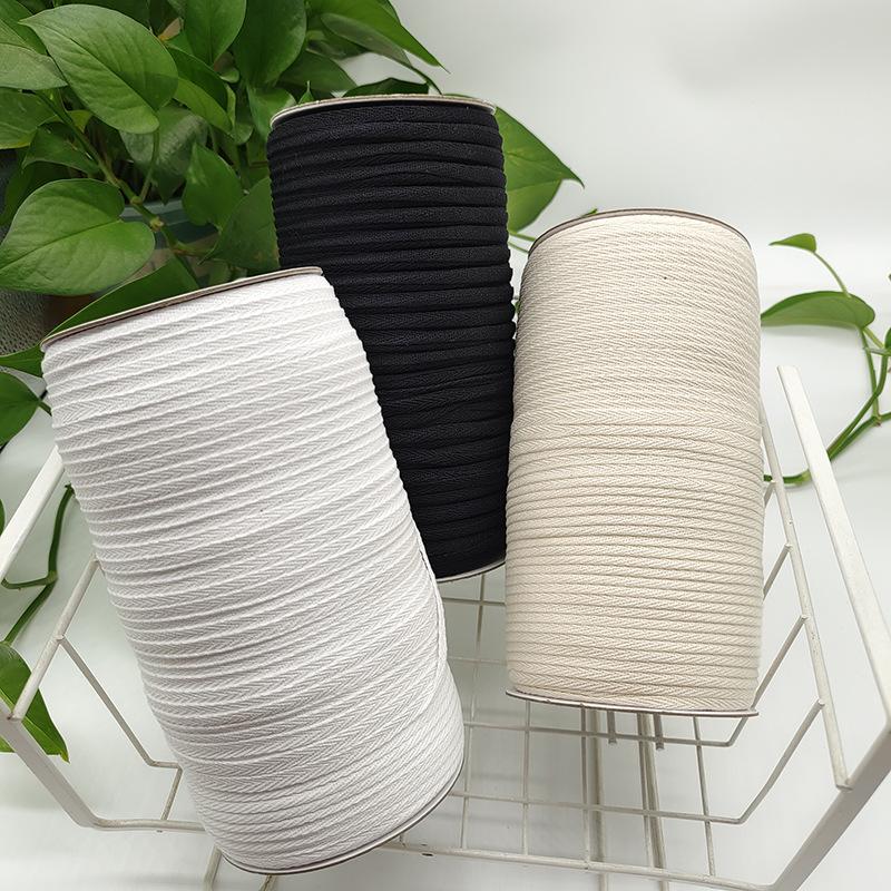 В наличии. Декоративная лента для воротника в елочку из хлопковой пряжи с саржевым плетением на тему Хэллоуина — прочная и утолщенная.