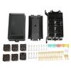 6 Way Fuse Holder Box with 6 Relays 12V ABS Plastic Plug and Play for Automotive Marine
