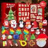 2026 New Christmas Advent Calendar 24 Days Countdown Blind Box Fun Hole Punch Toy Stress Relief Fidget Toy Holiday Surprise Gift for Kids