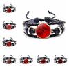Anime NARUTO Akatsuki Cosplay Bracelet Uchiha Itachi Sharingan Rinnegan Time Gem Cabochon Alloy Wristband Gift