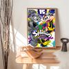S-Splatoons Series Game DIY Sticky Poster Fancy Wall Sticker for Living Room Bar Decoration Wall Decor