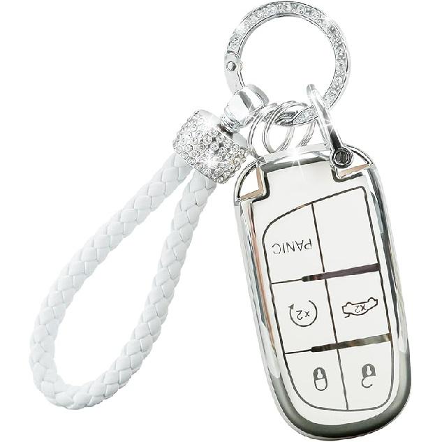 Чехол для брелока с блестящим ремешком, чехол для брелока. Защита автомобильных ключей, совместимая с Lexus RX IS ES GS LS NX RS GX LX RC LC. Держатель для смарт-ключа из мягкого ТПУ 2 3