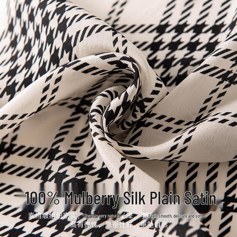 Элегантный Универсальный Шарф из 100% Шелка Малбери: Осенняя женская шаль от солнца из крепдешина