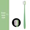Ultra-Nano Soft Bristle Toothbrush with 10,000 Bamboo Charcoal Bristles for Gum Protection, Includes Independent Tube