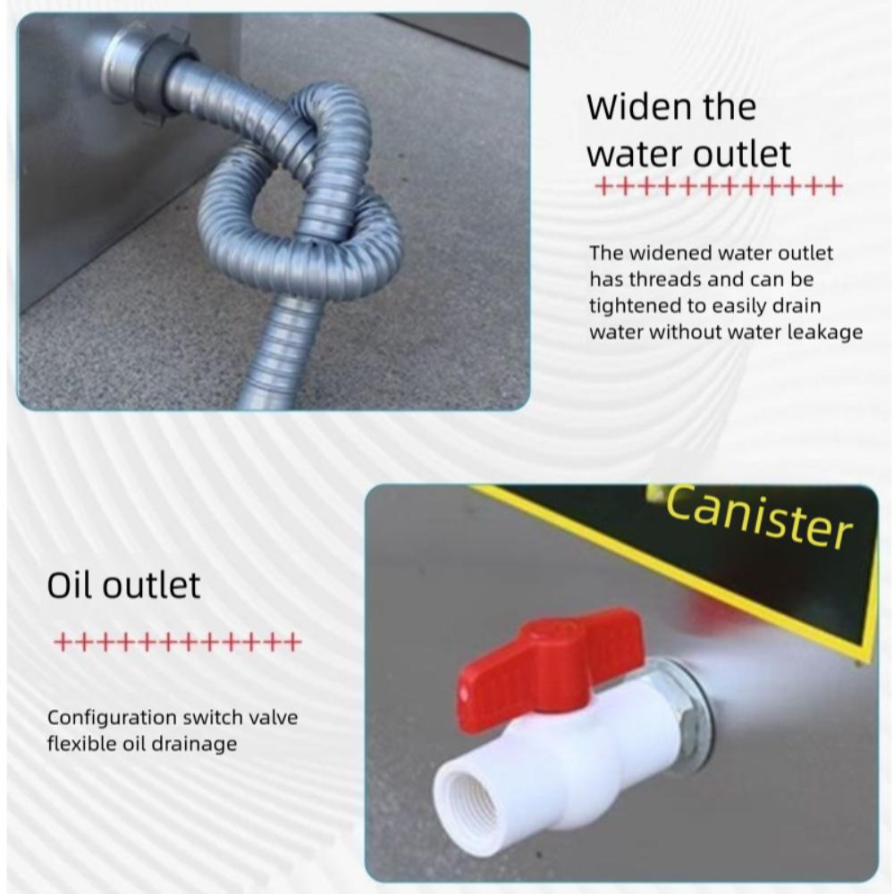 Stainless Steel Grease Trap with Handle Incrassation Interceptor  Resturant
