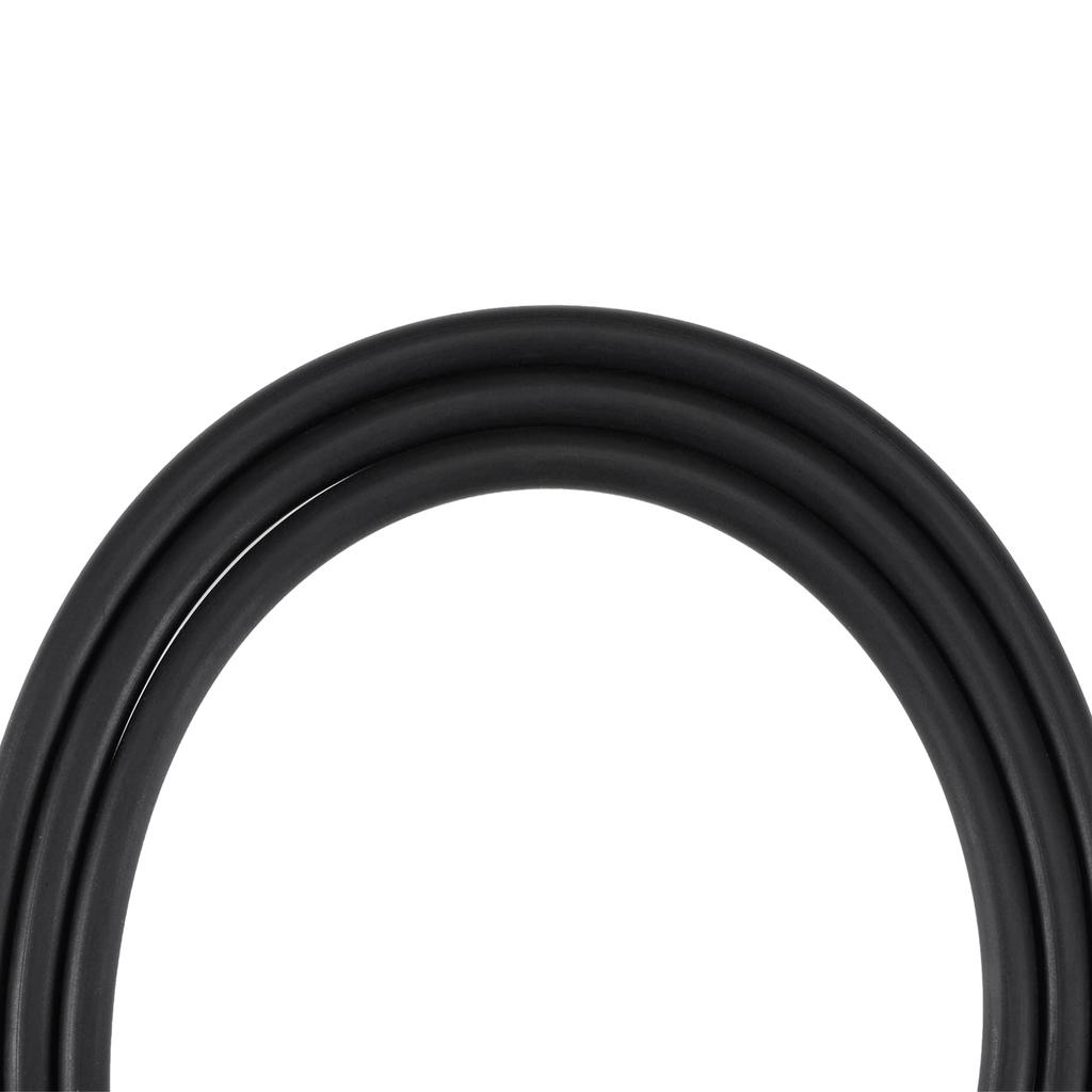 uxcell Lube Oil Hose Rubber Water Hose Tube Black Inner