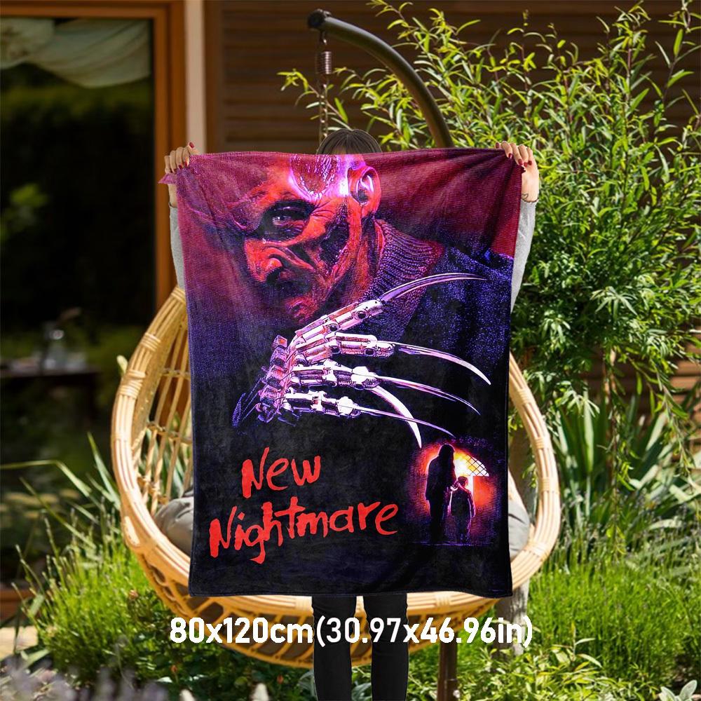 New Nightmare - Throw Blanket, Soft Bedding Cover, Flannel Blankets, Living Room, Travel, Camping,All Seasons Use96