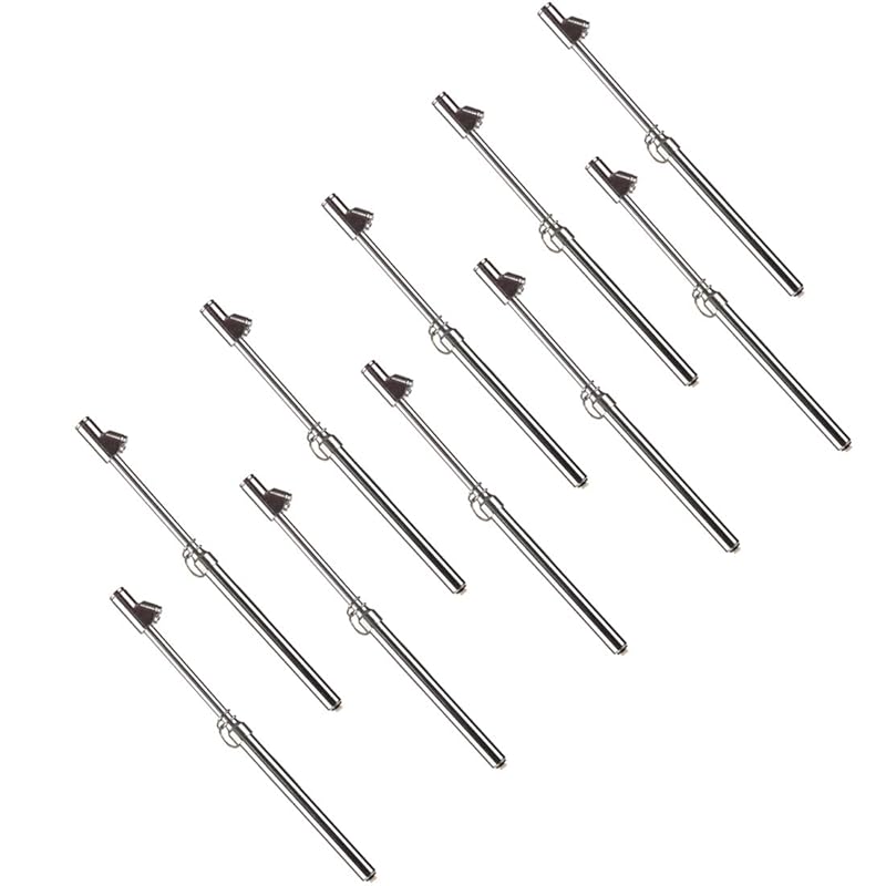 CZC AUTO Tire Pressure Gauge, Straight-on Foot Dual Head Chucks Auto Service Gage, Heavy Duty Air Gauge 10-150PSI 100-1000KPa for Car Truck RV Van (1