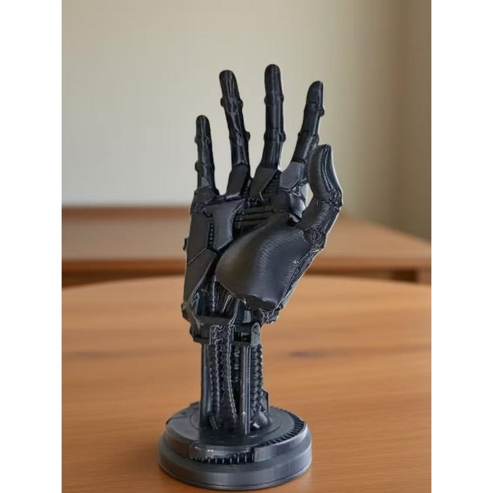 Киберпанк Механическая Рука Статуя, 3D-печатный Детализированный Реквизит для Фотографии, Декор для Рабочего Стола и Креативный Технический Подарок